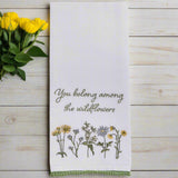 You Belong Wildflowers Dishtowel-Lange General Store