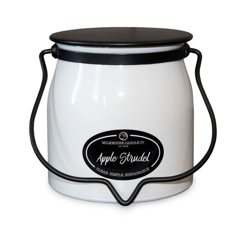 Apple Strudel Butter Jar Candle-Lange General Store