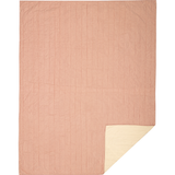 Sawyer Mill Red Ticking Stripe Twin Quilt Coverlet-Lange General Store